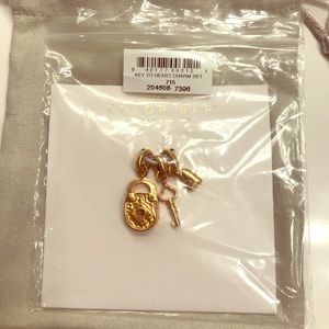 NWT Kendra Scott Rose Gold Key To Heart Charm Set!